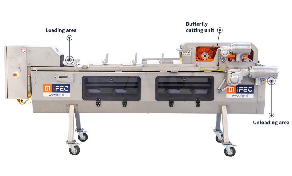 IFEC | Wing Drumette Butterfly Machine main img